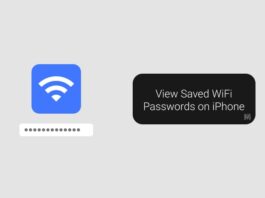 View Saved WiFi Passwords on iPhone
