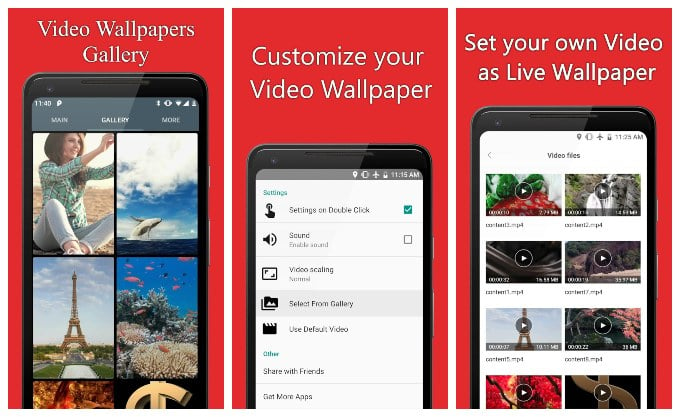 Any Video Android live wallpaper app