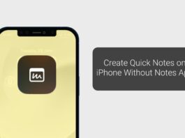 Create Quick Notes on iPhone Without Notes App