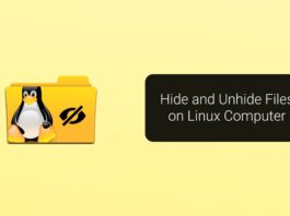 Hide and Unhide Files on Linux Computer