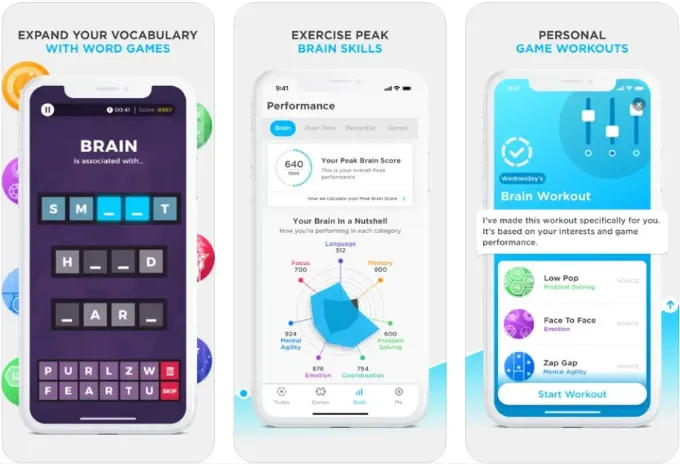 Peak Brain Training App