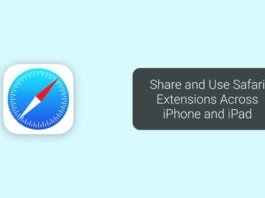 Share and Use Safari Extensions Across iPhone and iPad