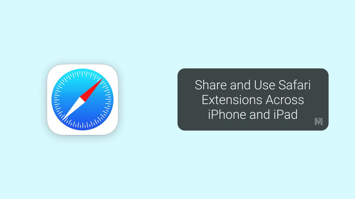 How To Share Safari Extensions Between IPhone And IPad MashTips