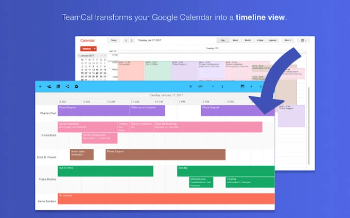 TeamCal for Google Calendar