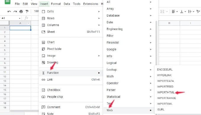 How to Import Data from Webpage to Excel Google Sheets - 18