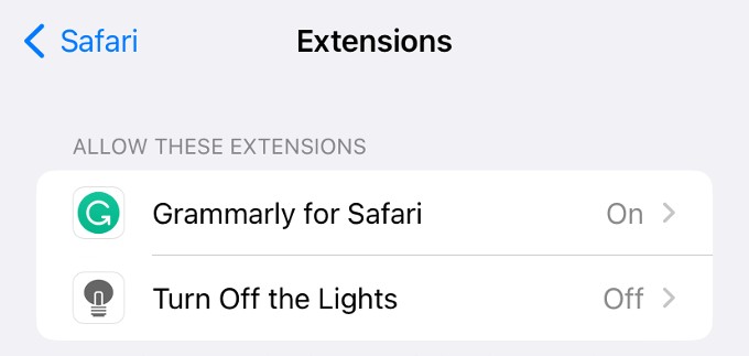 How to Share Safari Extensions Between iPhone and iPad - 51