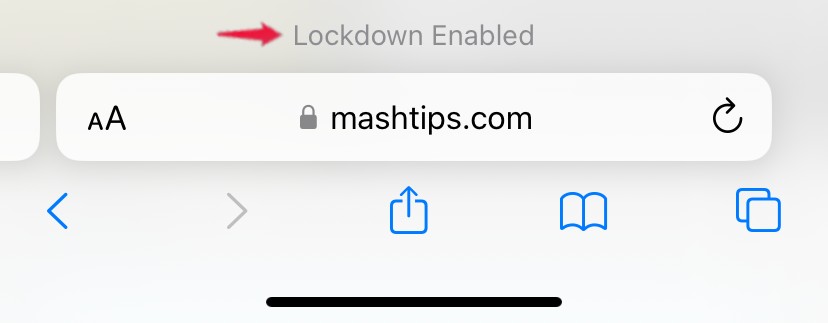 safari lockdown mode iphone
