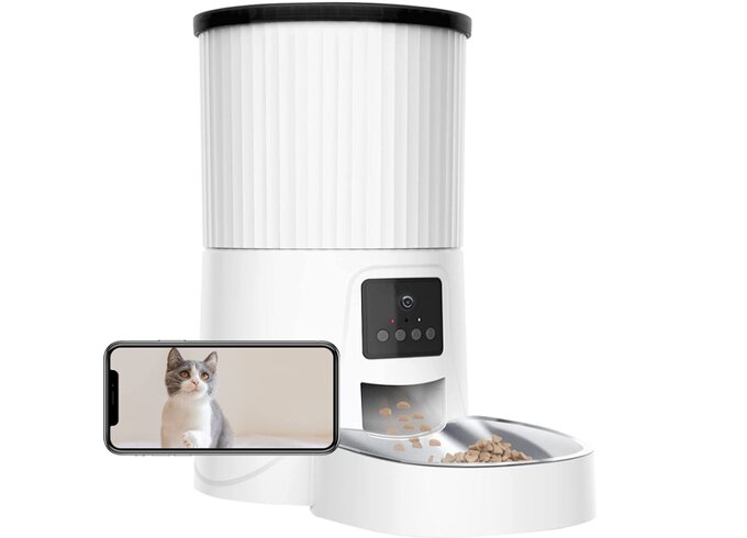 ABRCT Camera Automatic Pet Feeder