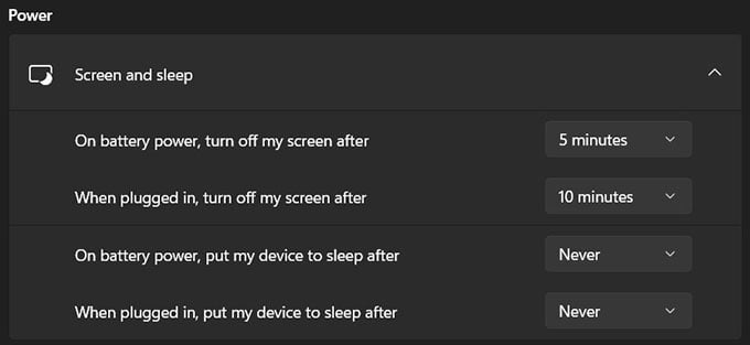 Adjust Sleep Settings on Windows 11 Laptop