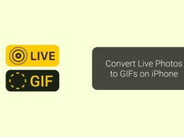 Convert Live Photos to GIFs on iPhone