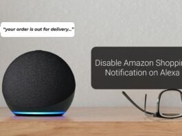Disable Amazon Shopping Notification on Alexa