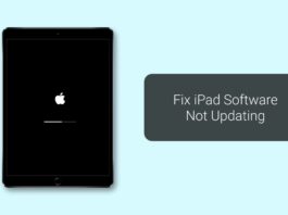 Fix iPad Software Not Updating