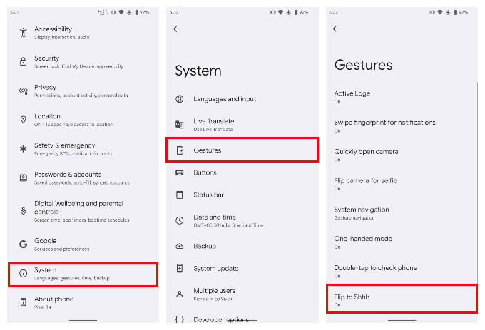 How to Enable Flip to Shhh  Mute  to Quickly Mute on Your Android Phone - 34