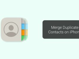 Merge Duplicate Contacts on iPhone