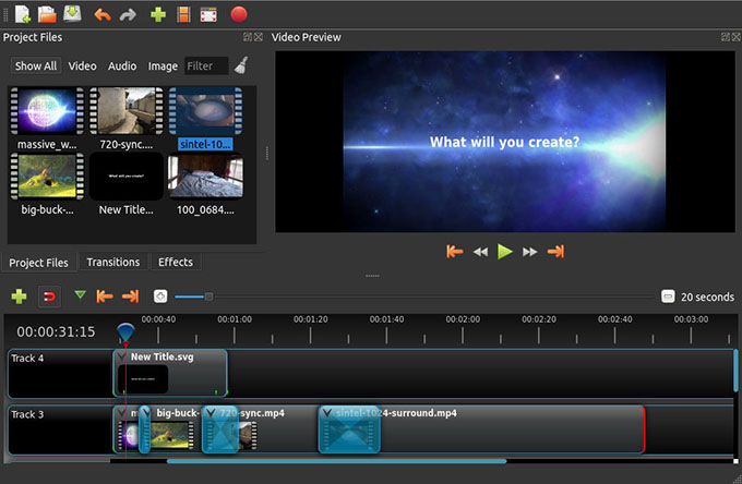 OpenShot Video Editor for Windows