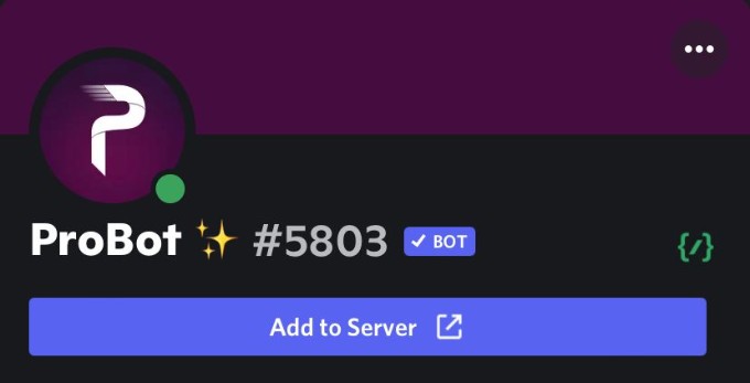 ProBot Discord Bot