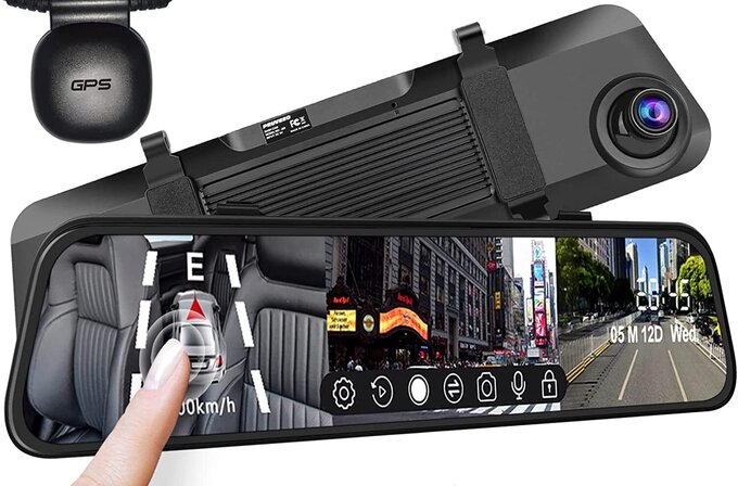 12 Best Rearview Mirror Dash cams for Cars and SUVs - 93