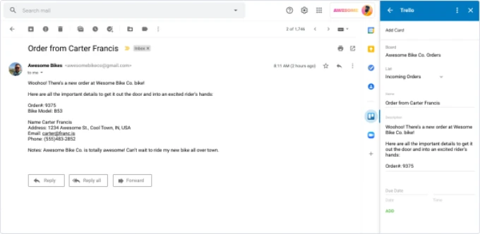 Trello for Gmail