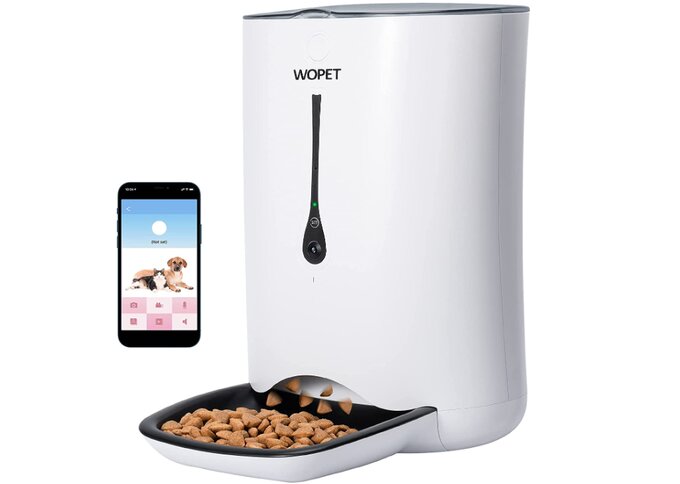 WOPET Automatic Pet Feeder with Pet Camera