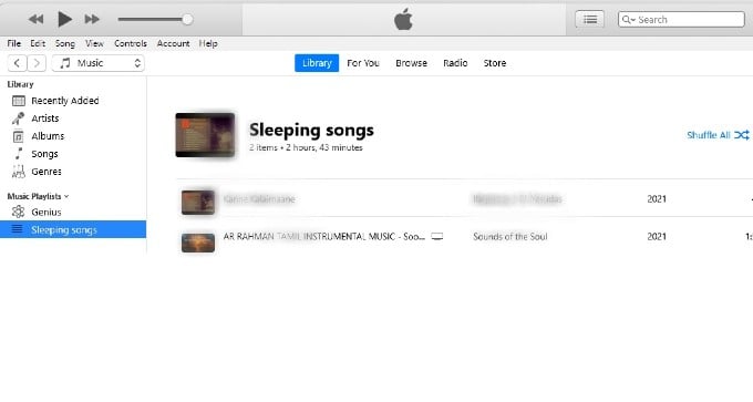 add songs to playlist itunes