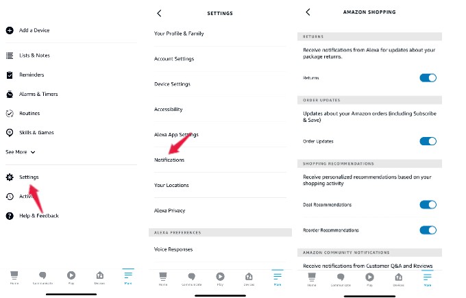 How to Turn Off Amazon Shopping Notifications on Alexa - 47