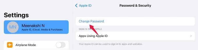 Apple Id Password Settings Ipad