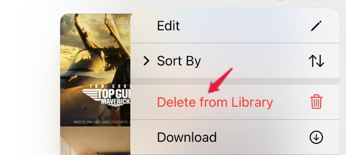 delete apple music playlist