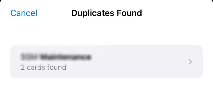 duplicate contact list iphone