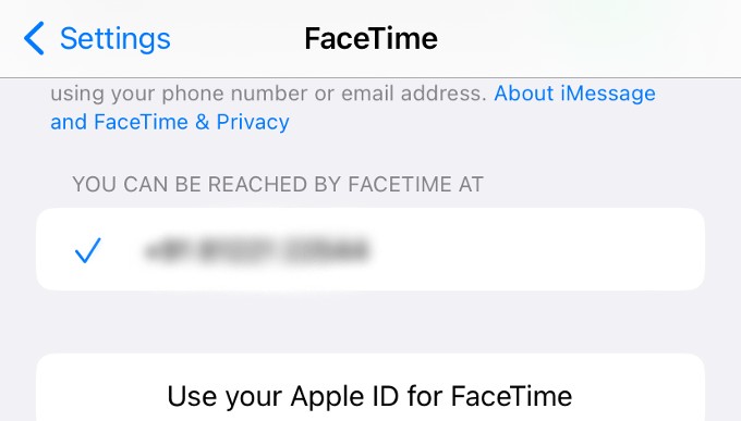 facetime contact details iphone
