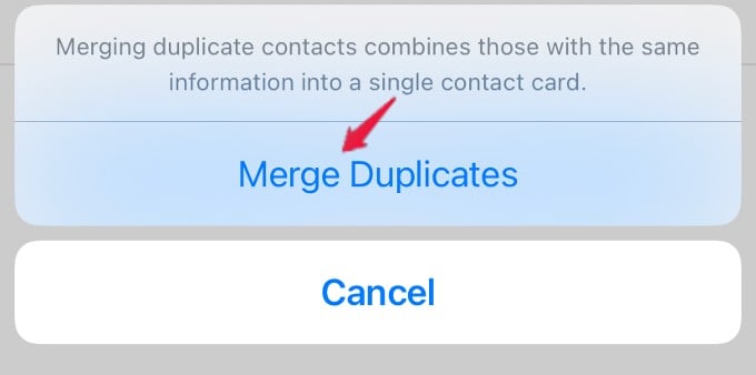 How to Merge Duplicate Contacts or Double Contacts on iPhone - 81