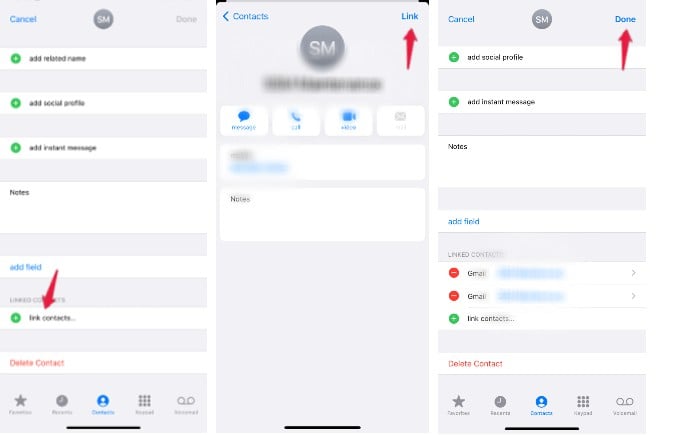 How to Merge Duplicate Contacts or Double Contacts on iPhone - 45