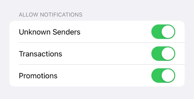 notifications settings messages iphone