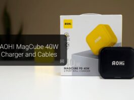 AOHI MagCube 40W Charger and Cables