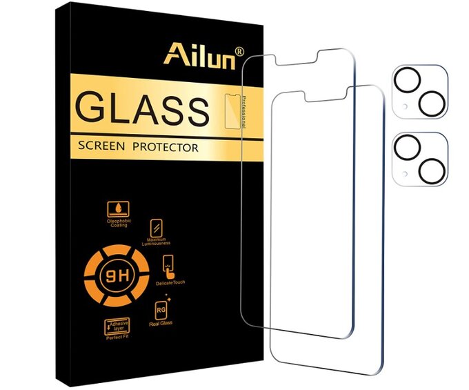 Ailun Screen Protector Combo for iPhone