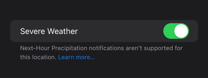 How to Enable Severe Weather Alert on iPhone - 1