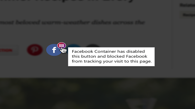 Facebook Container