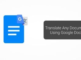 Translate Any Document Using Google Docs