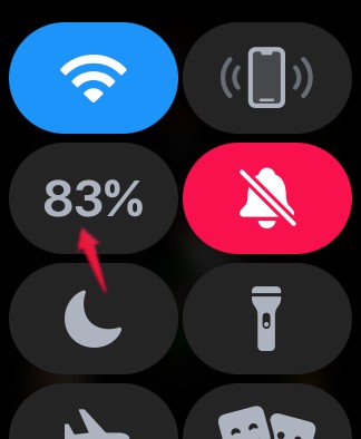 control center apple watch