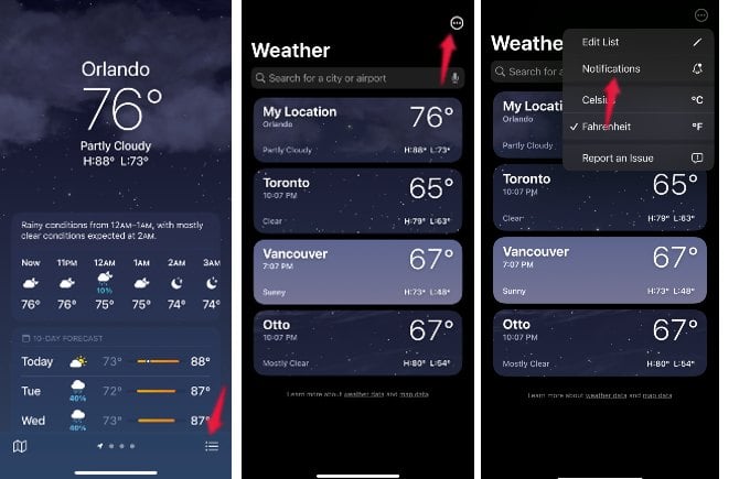 How to Enable Severe Weather Alert on iPhone - MashTips