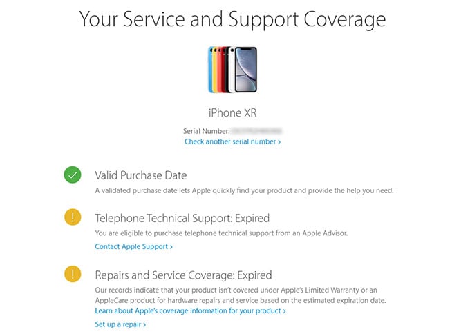 Apple Service Coverage Checker