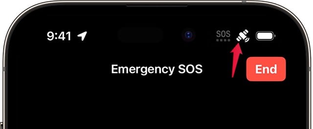 Emergency SOS Satellite iPhone