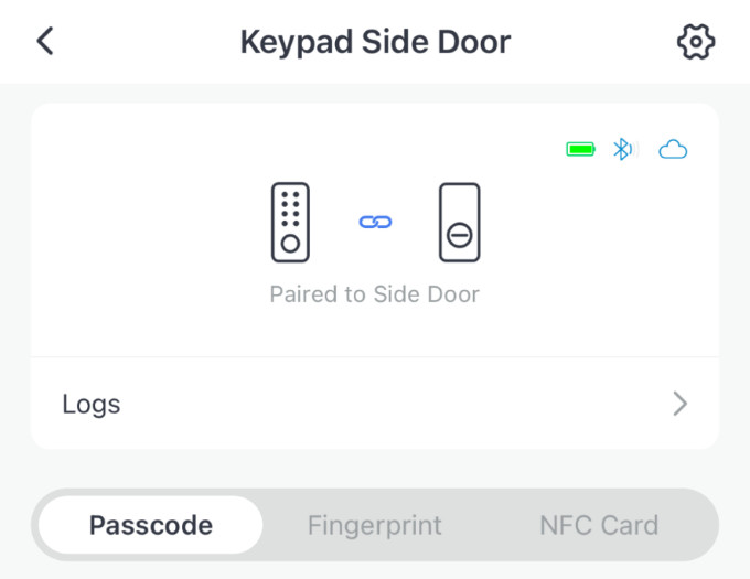 The SwitchBot Lock and Keypad Touch is possibly your best option