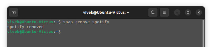 uninstall spotify on linux