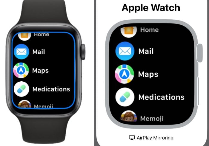 Apple Watch Mirroring Apps