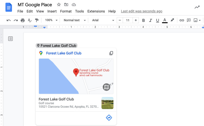 How to Insert the Location Google Map on Google Docs Easily - 10