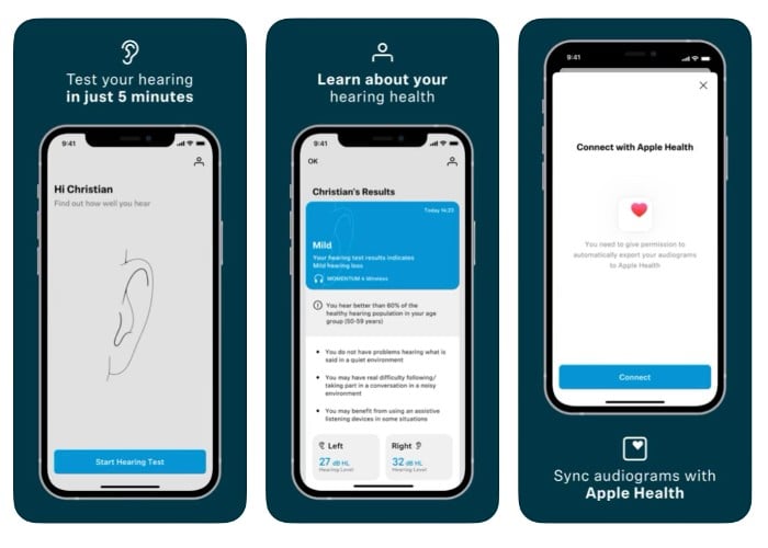 Sennheiser Hearing Test App