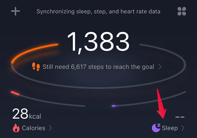 Sleep Tracking Analysis Amazfit Bip Zepp App