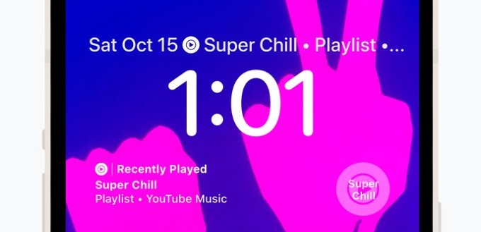 YouTube Music Lock Screen Widget