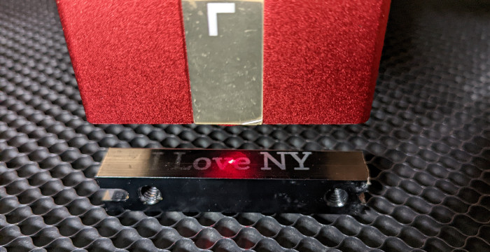 xTool D1 Pro IR Engraving on Anodized Aluminum