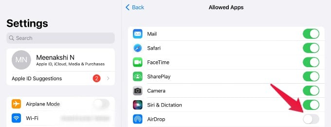 AirDrop Not Working  10 Ways to Fix AirDrop Not Showing On Device - 93